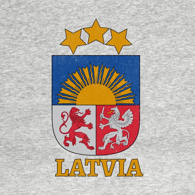 Latvian Coat of Arms by SunburstGeo